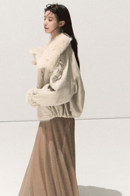 Soft Mist Shoulder Dress