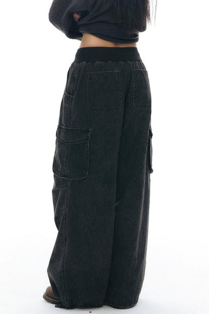 Vintage Weite Retro-Hosen