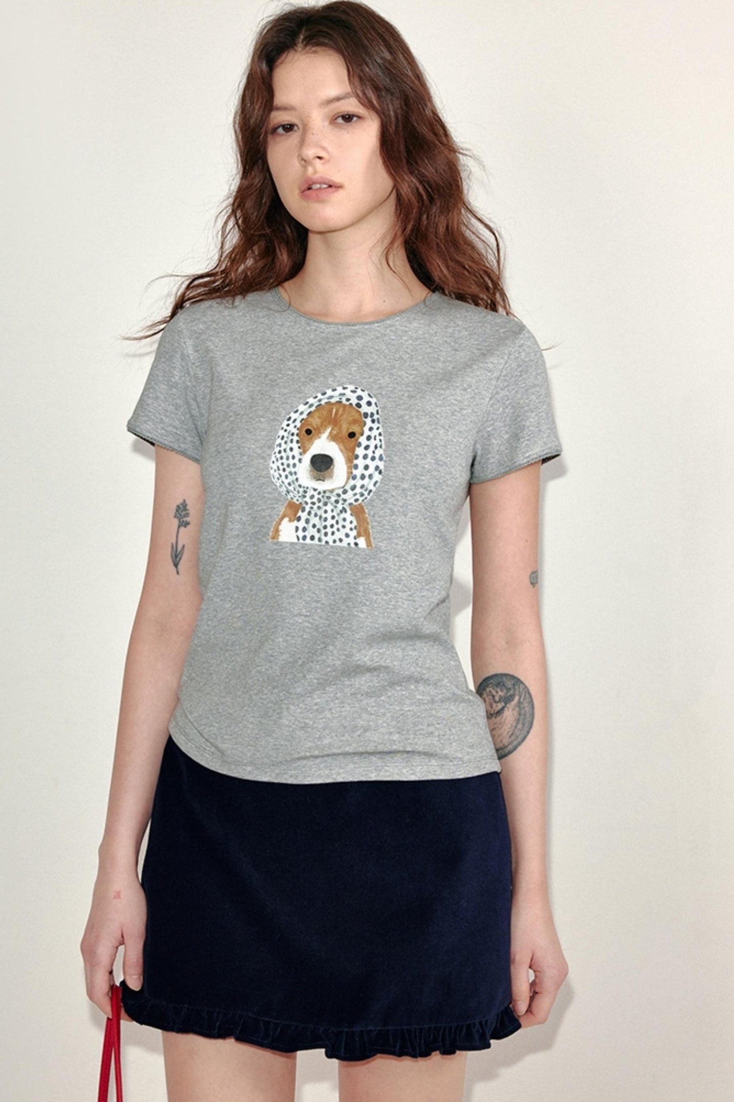 Polka Dot Puppy Tee