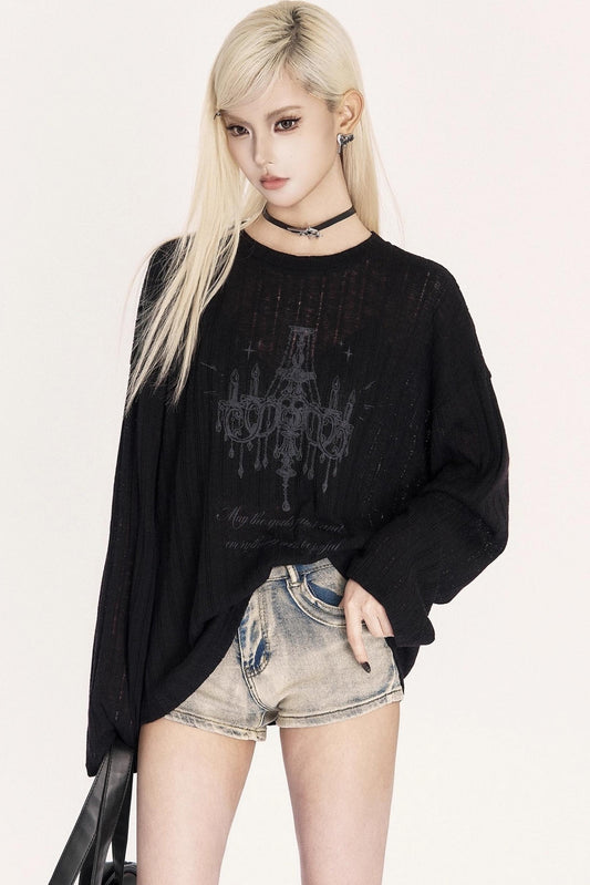 Autumn Girl Printed Blouse