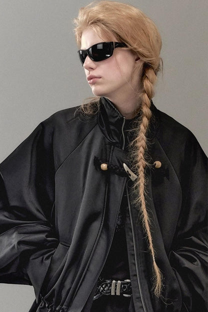 Genesis Woven Stand-Up Collar Trench Coat