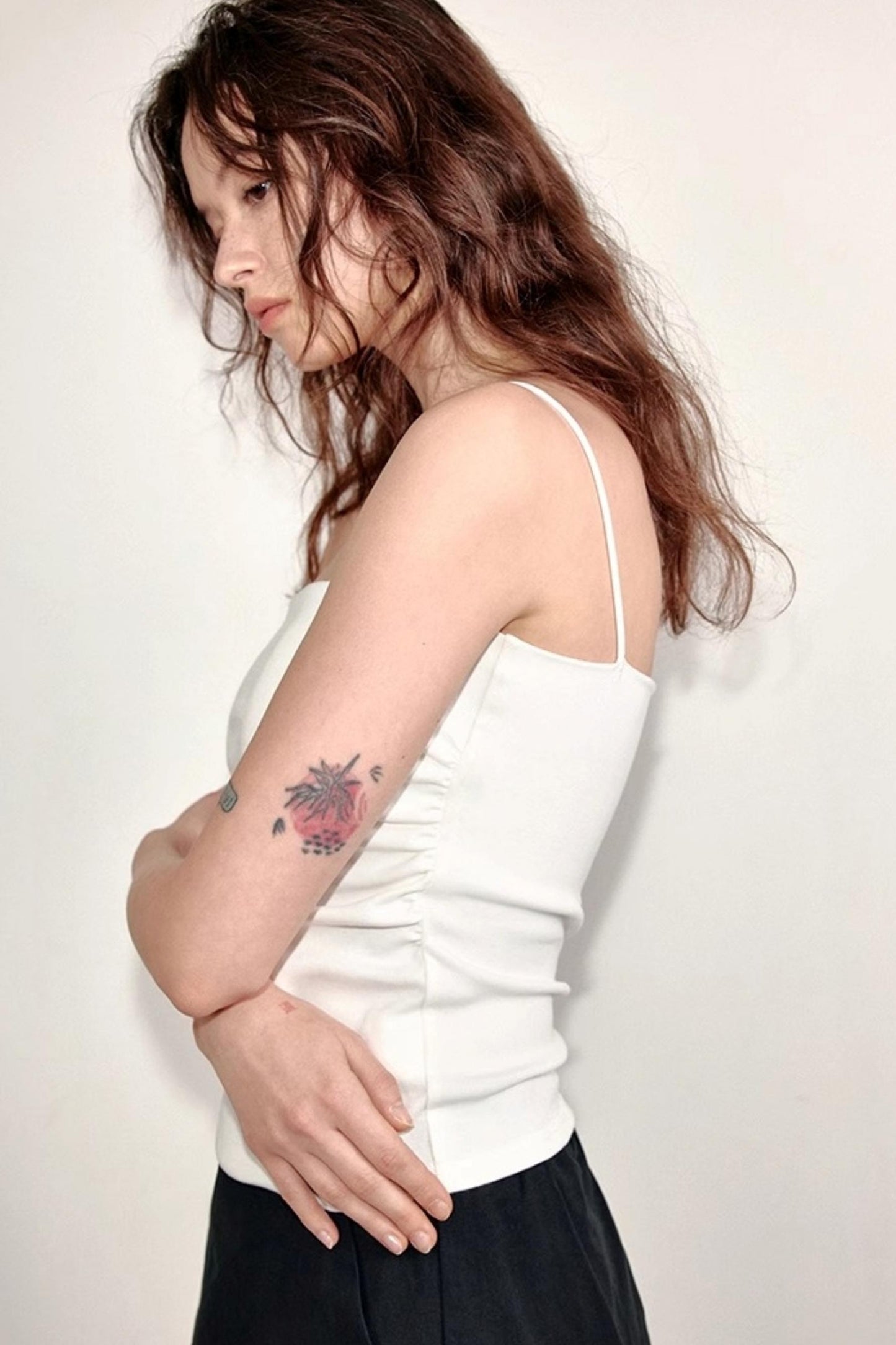 Pleated Cotton Camisole