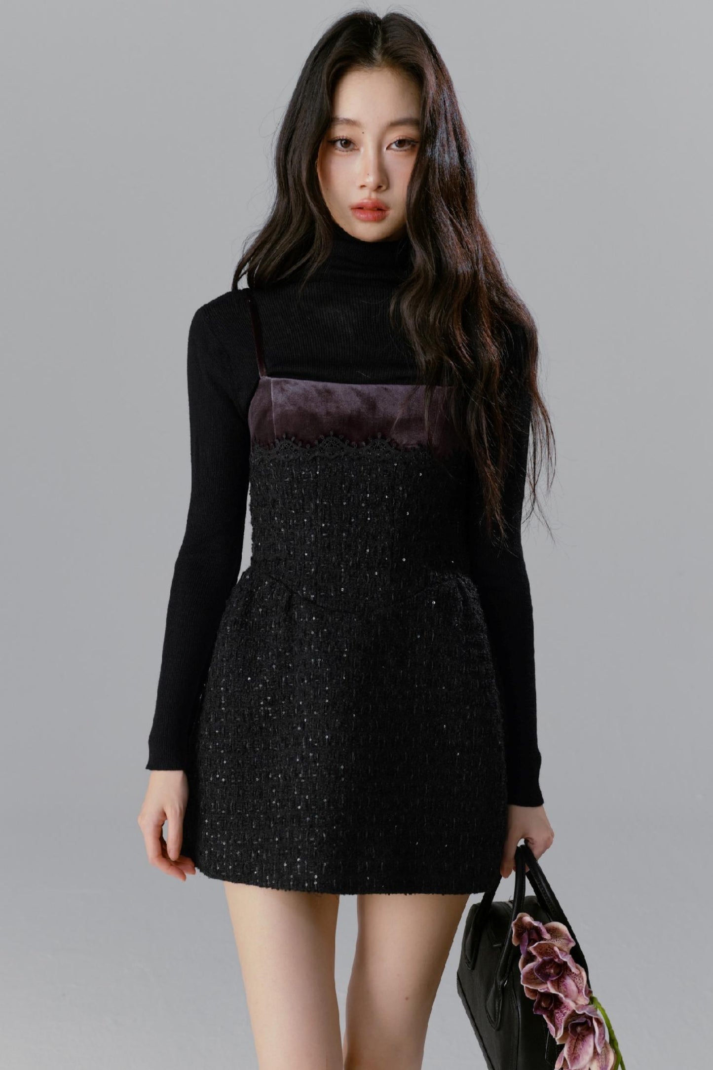 French Dinner Sequin Dress