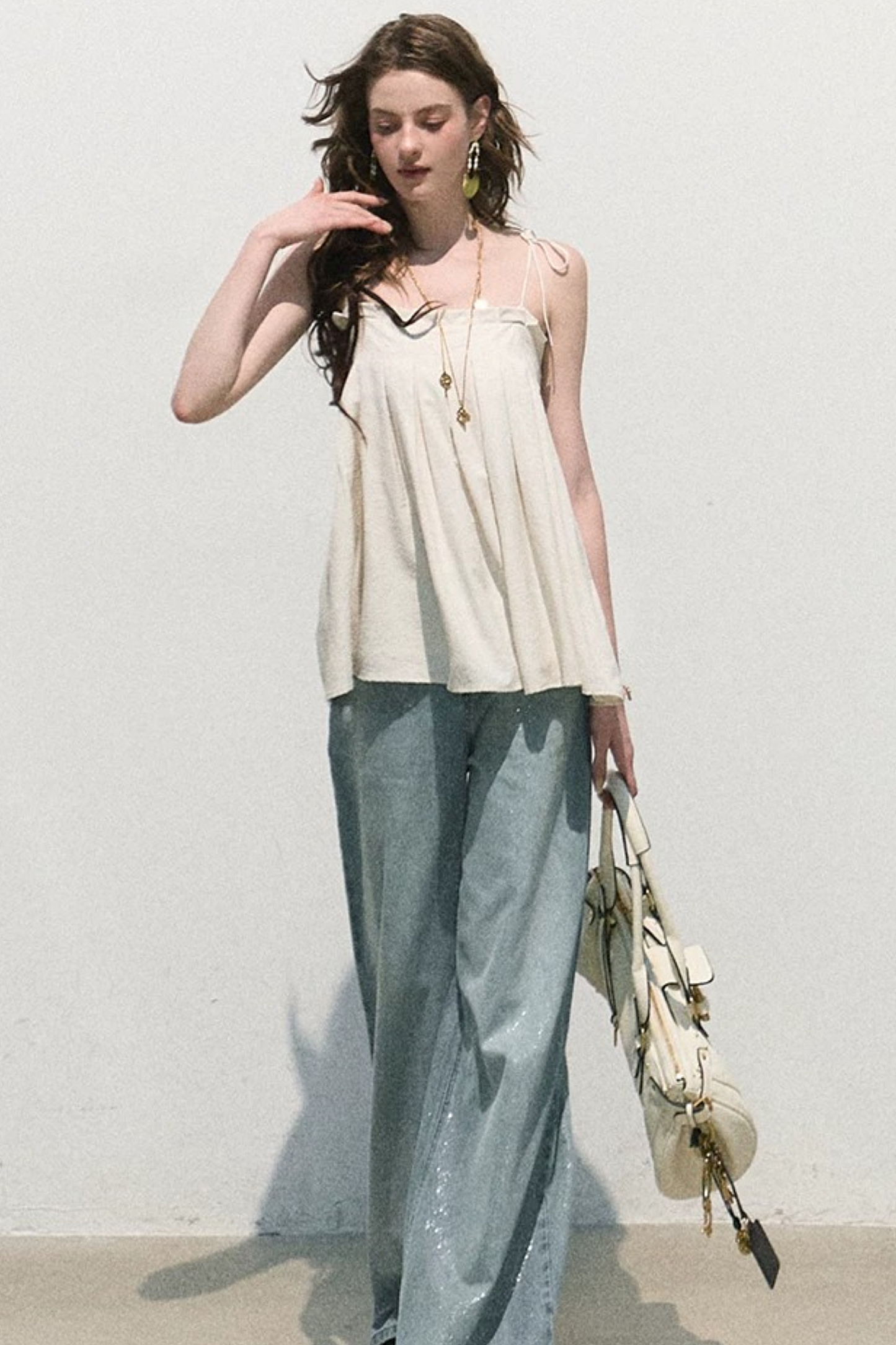 Linen Tie-Up Camisole