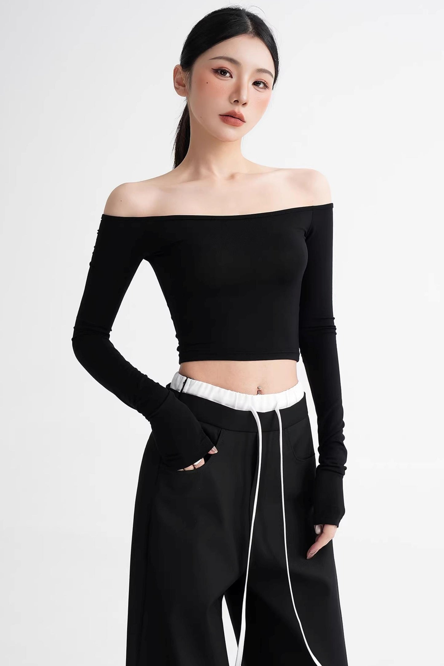 Tencel Modal Off-Shoulder Top