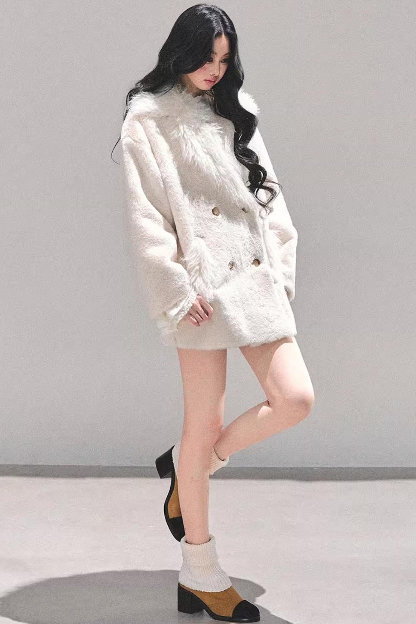 Elegant Winter Fur Coat