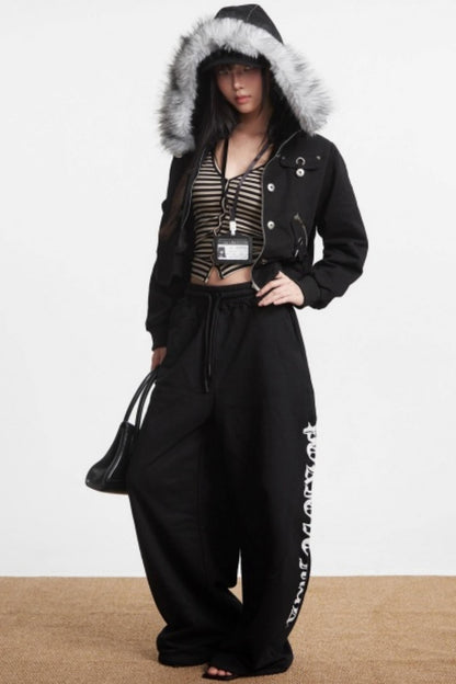 Retro Light Green Hooded Jacket