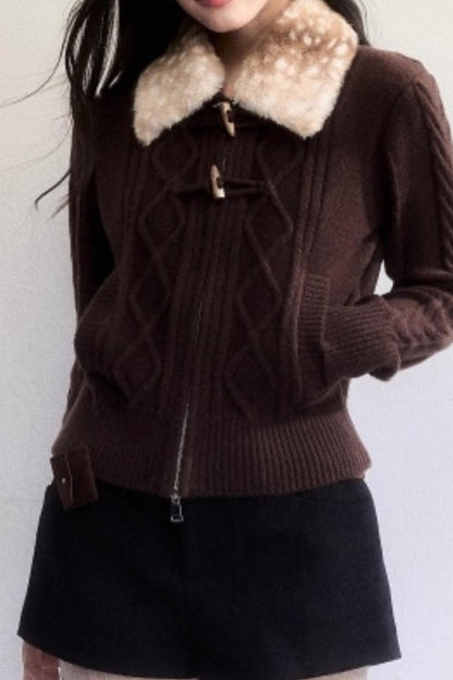 Little Deer Vintage Knit Sweater