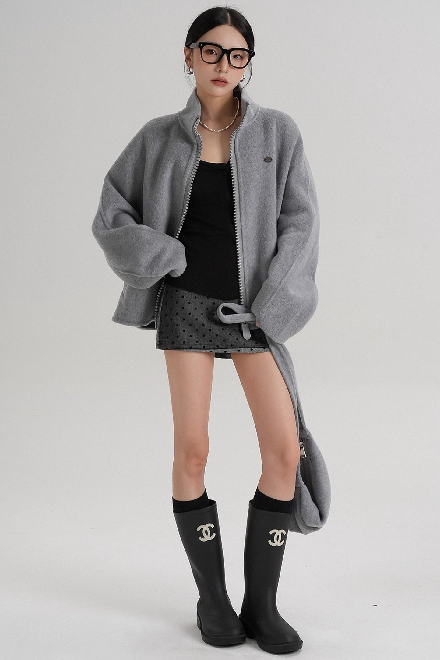 Structured Reversible Wool Jacket