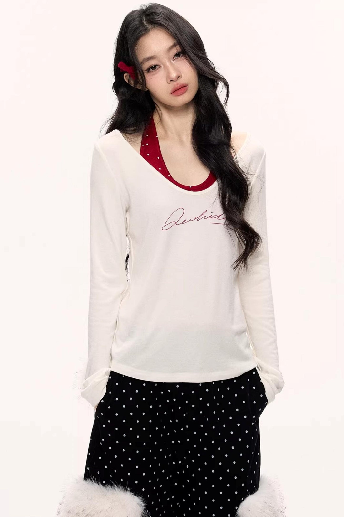 Strawberry Boba Two-Piece Set