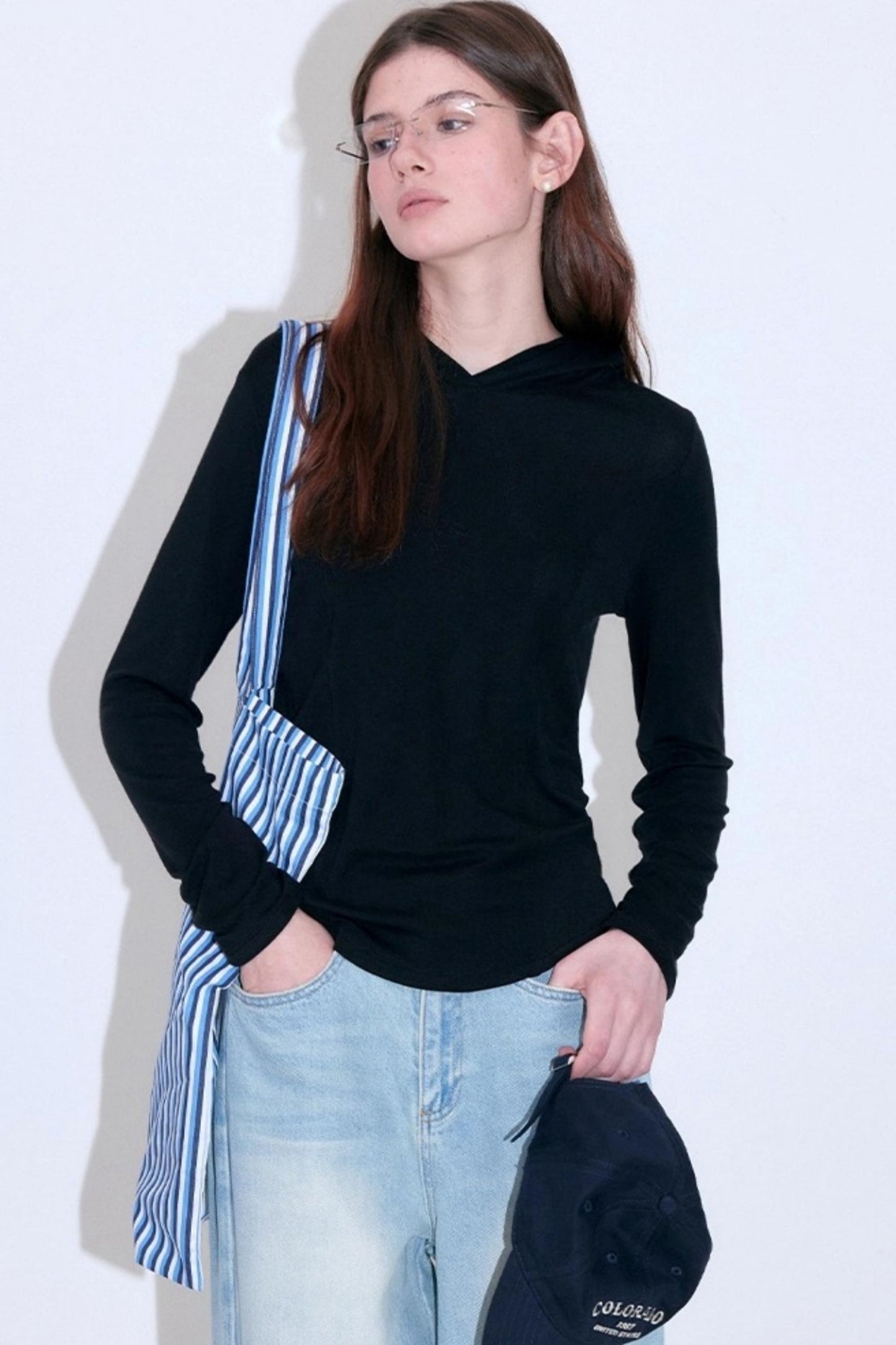 Fashionable Hooded T-Shirt