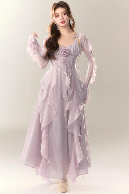 Manta Rose Suspender Dress