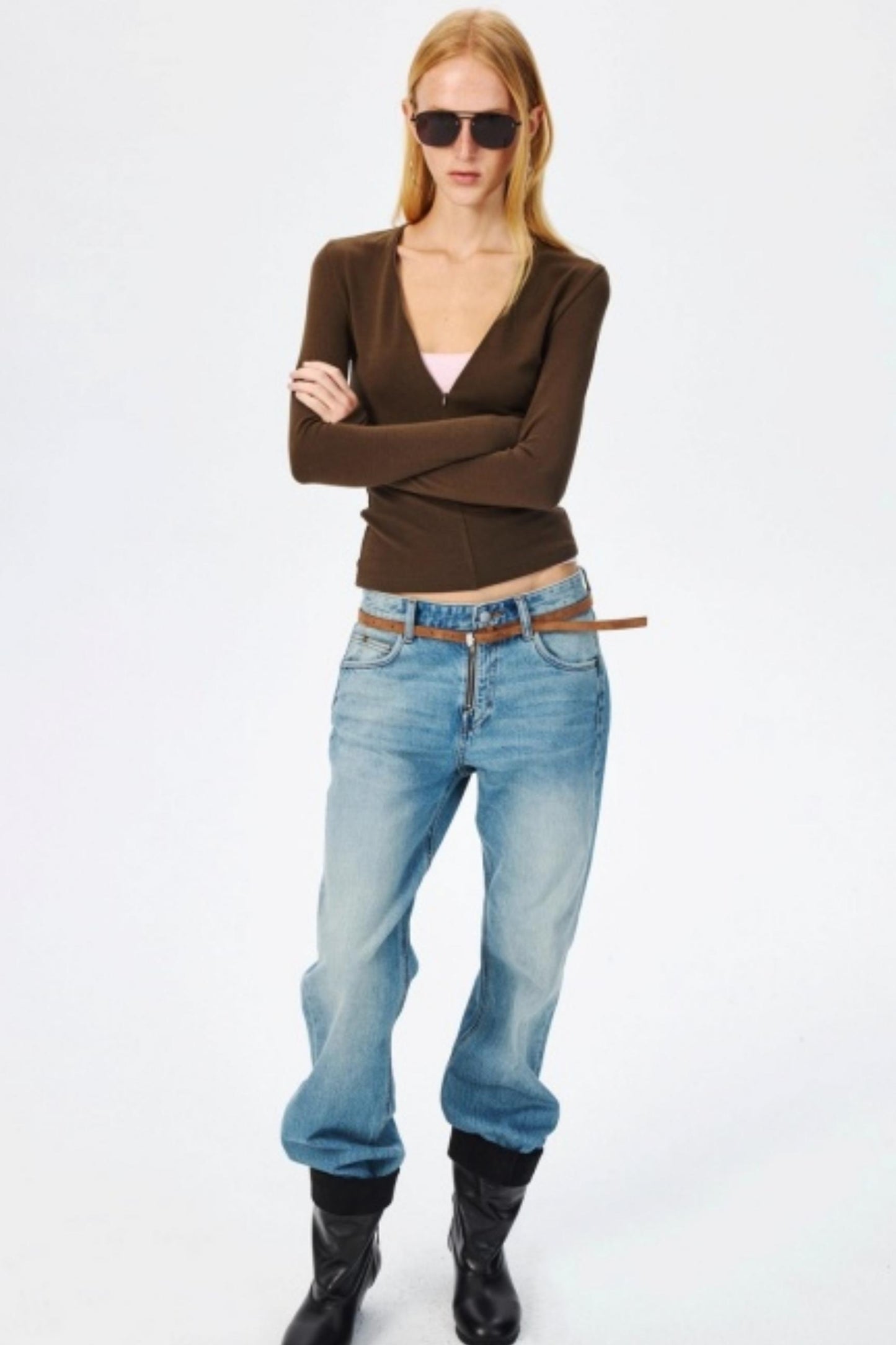 Vintage Blue Bootcut Jeans