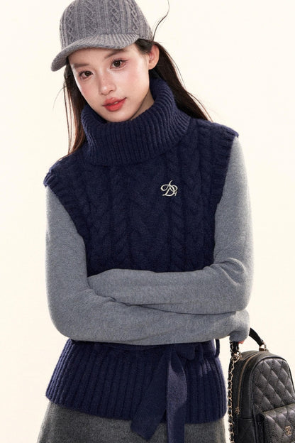 Vintage Cable Knit Vest