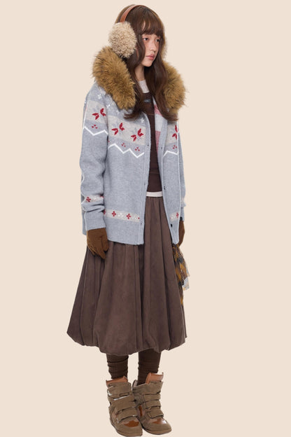 Fair Isle Sweater Jacket