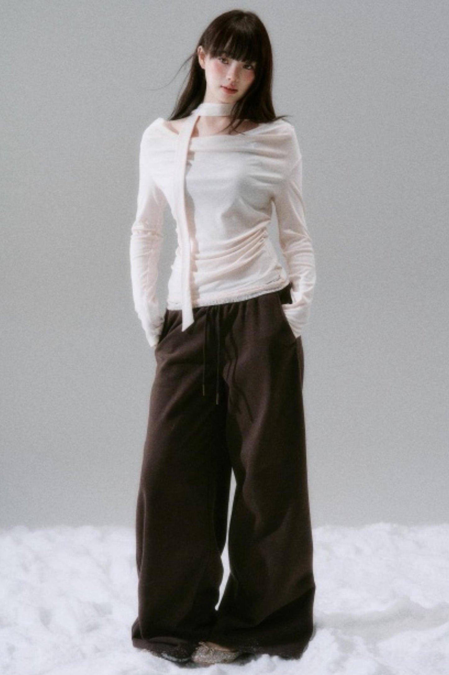 Lyocell Lace Slimming Top