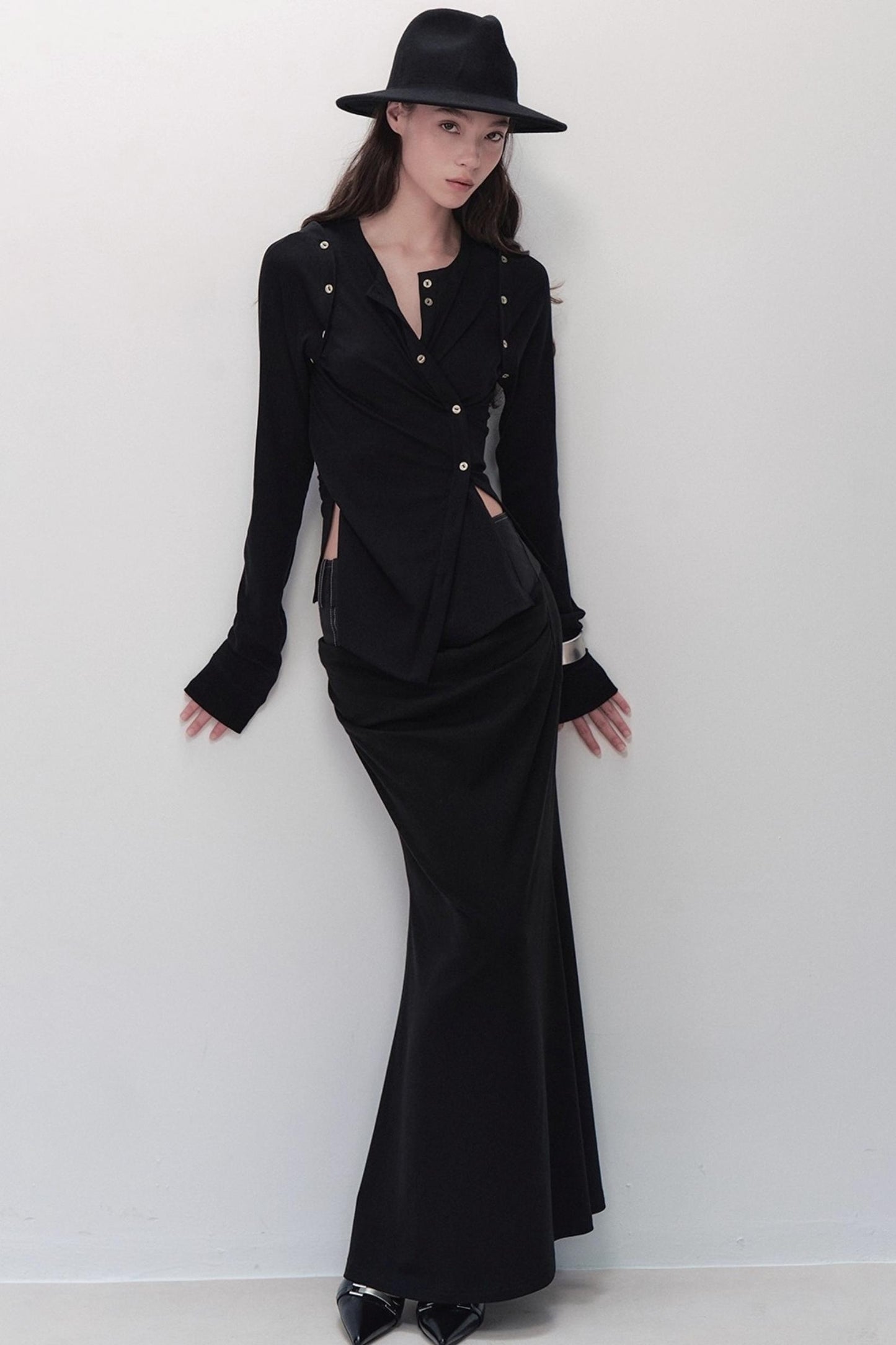 Detachable Round Neck Knitted Cardigan