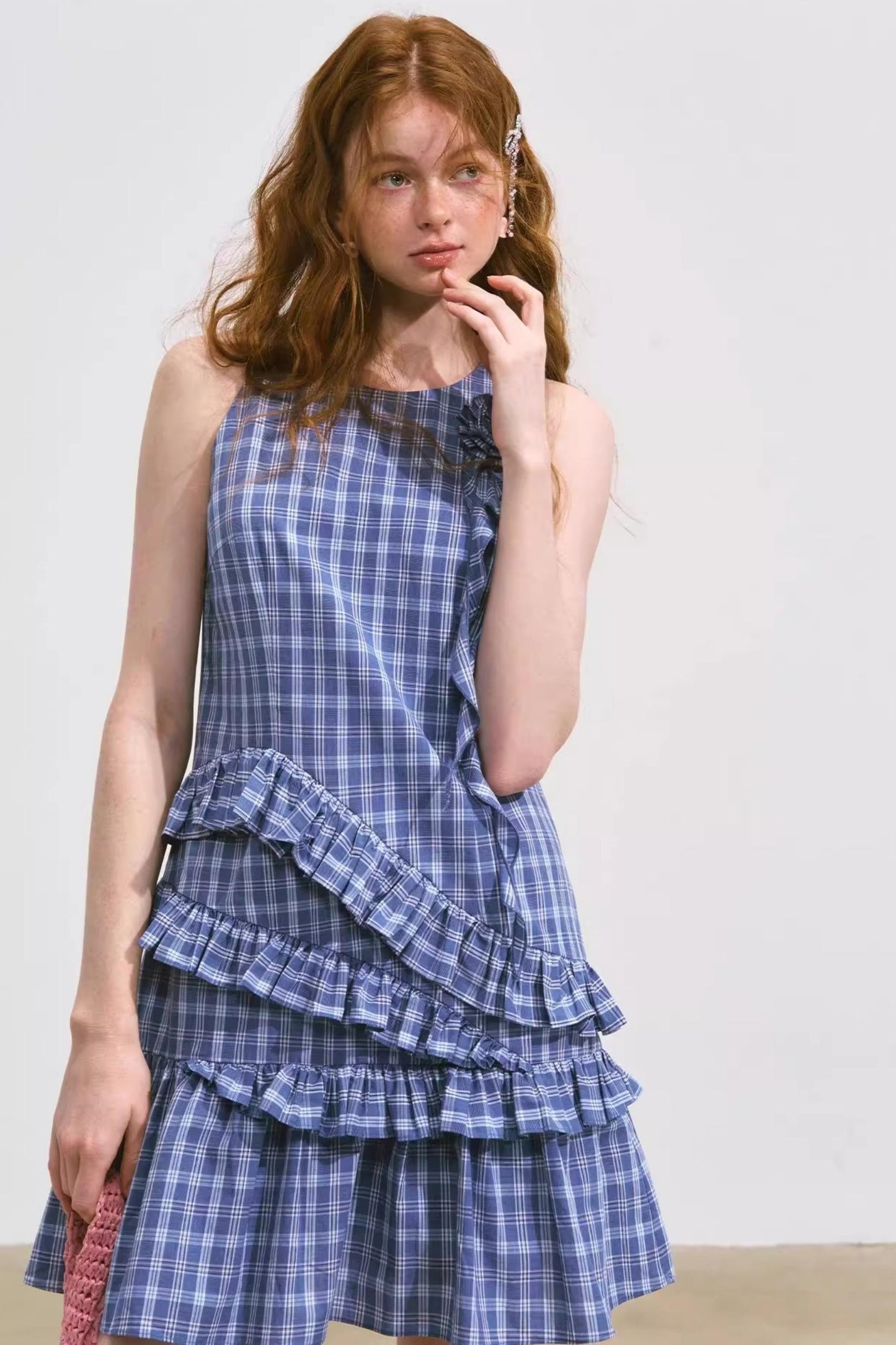 Summer Ruffle Sleeveless Dress