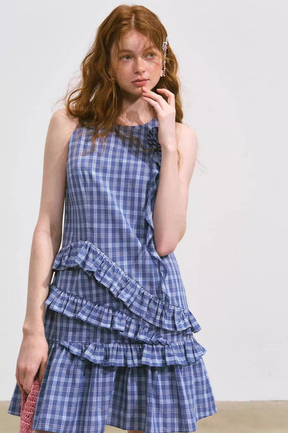 Summer Ruffle Sleeveless Dress