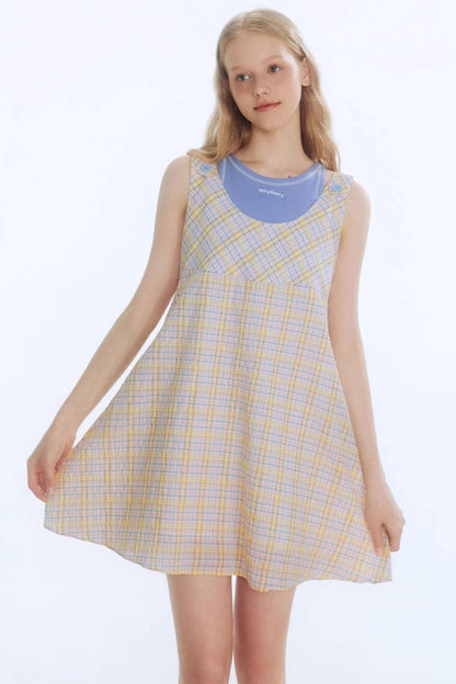 Tangerine Playful Clash Dress