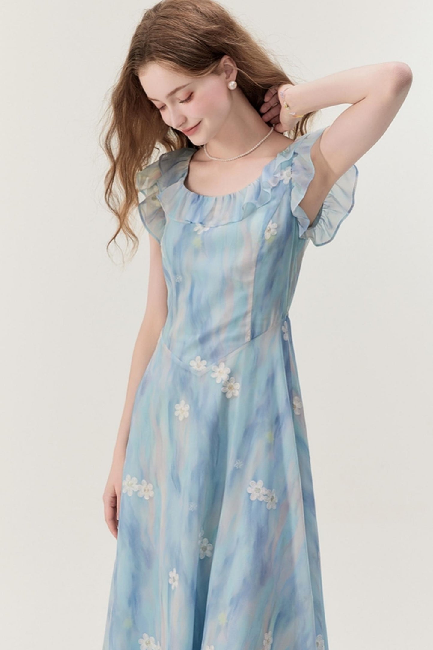 Summer Gradient A-Line Dress