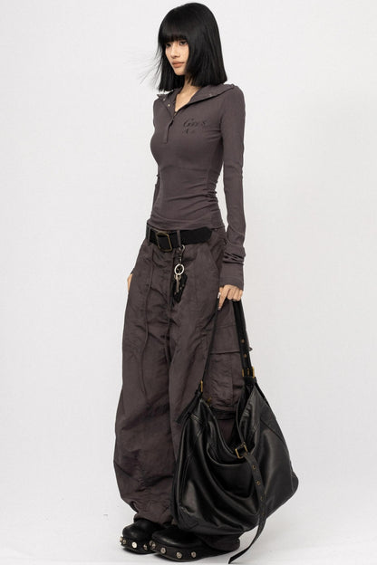 Spice Hooded Long Sleeve Tee