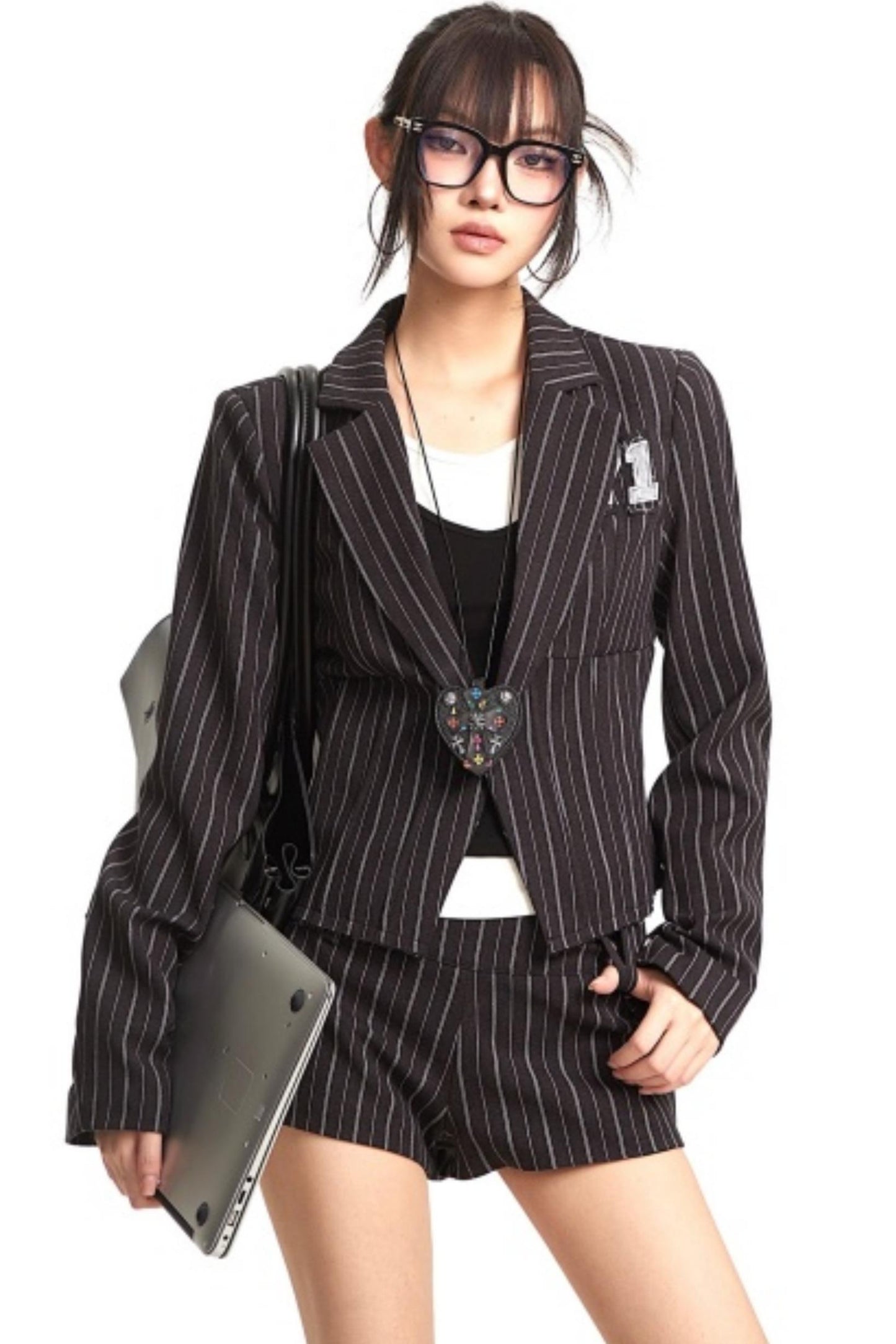 Striped Vintage Blazer Set-Up