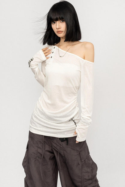 Lightweight Slanted Shoulder Base Top