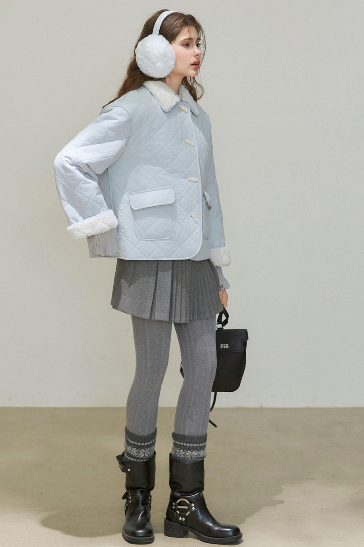 Winter Silhouette Cotton Jacket