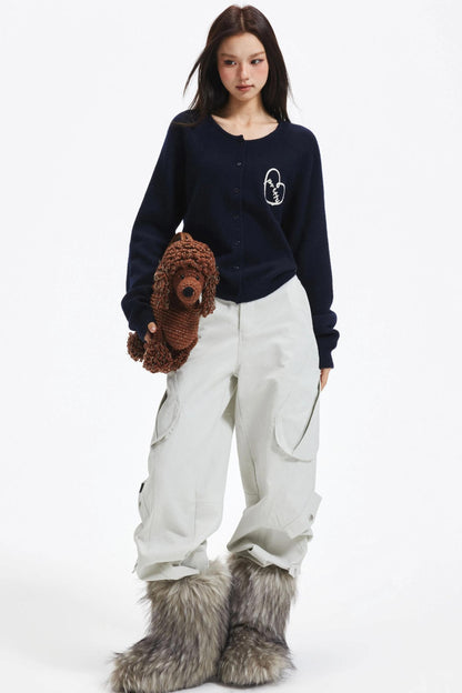 Retro Wool Knitted Cardigan