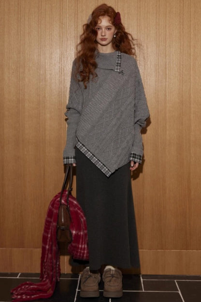 Love Agony Batwing Sweater Set-Up