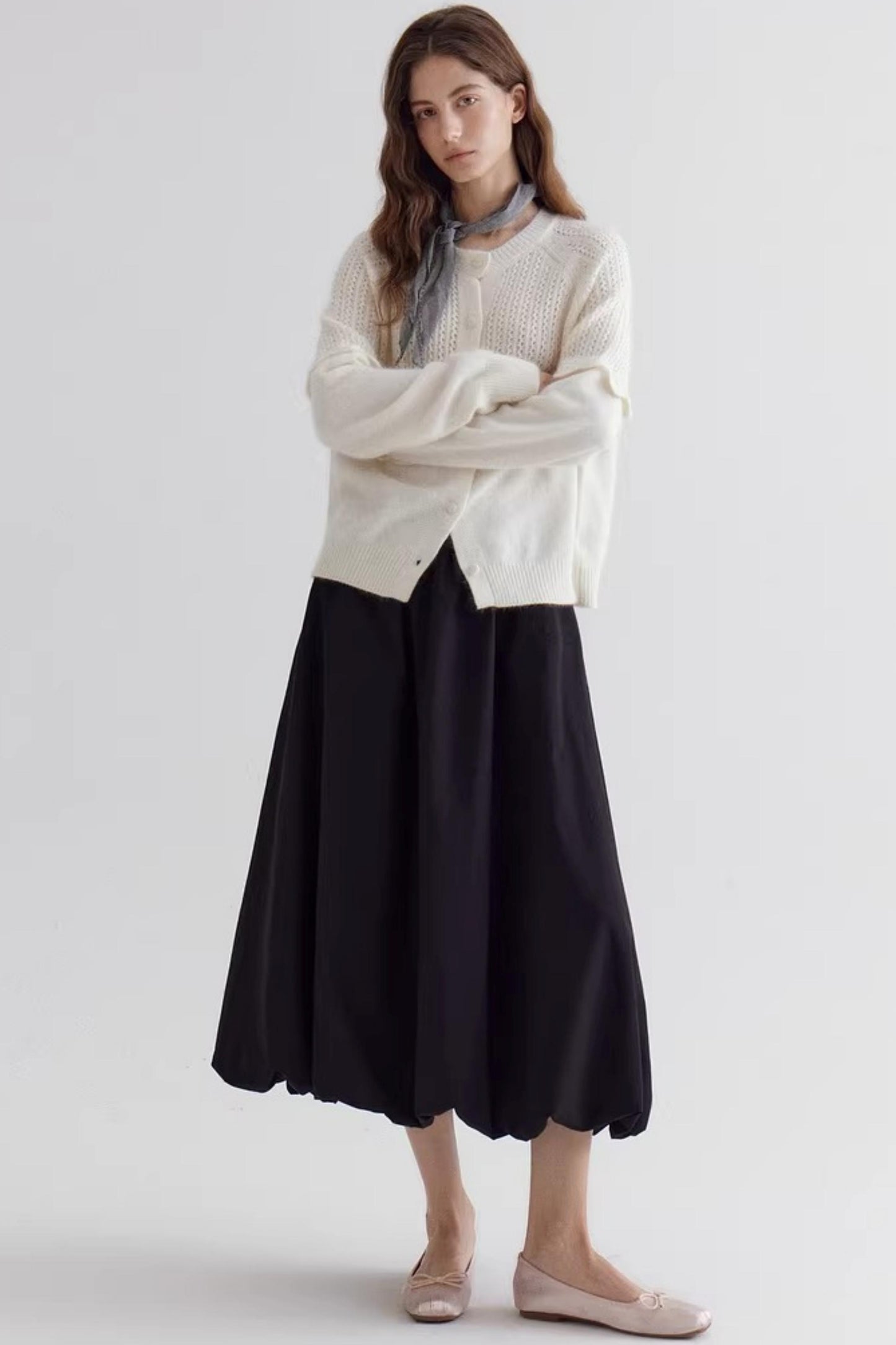 Textured Wool Knit Sweater