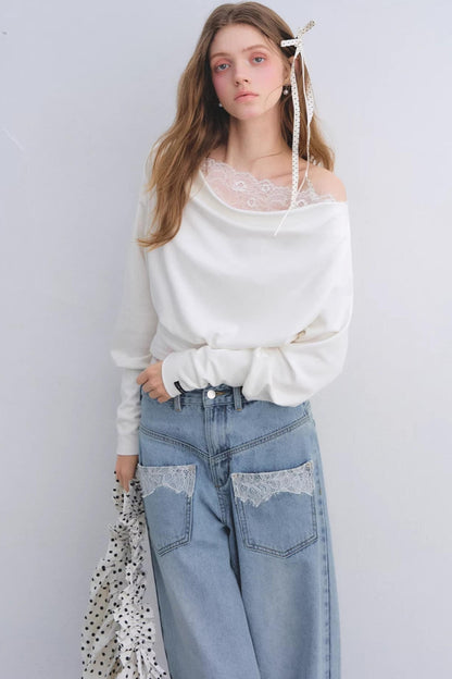 Love Asgony Off-Shoulder Top set-Up
