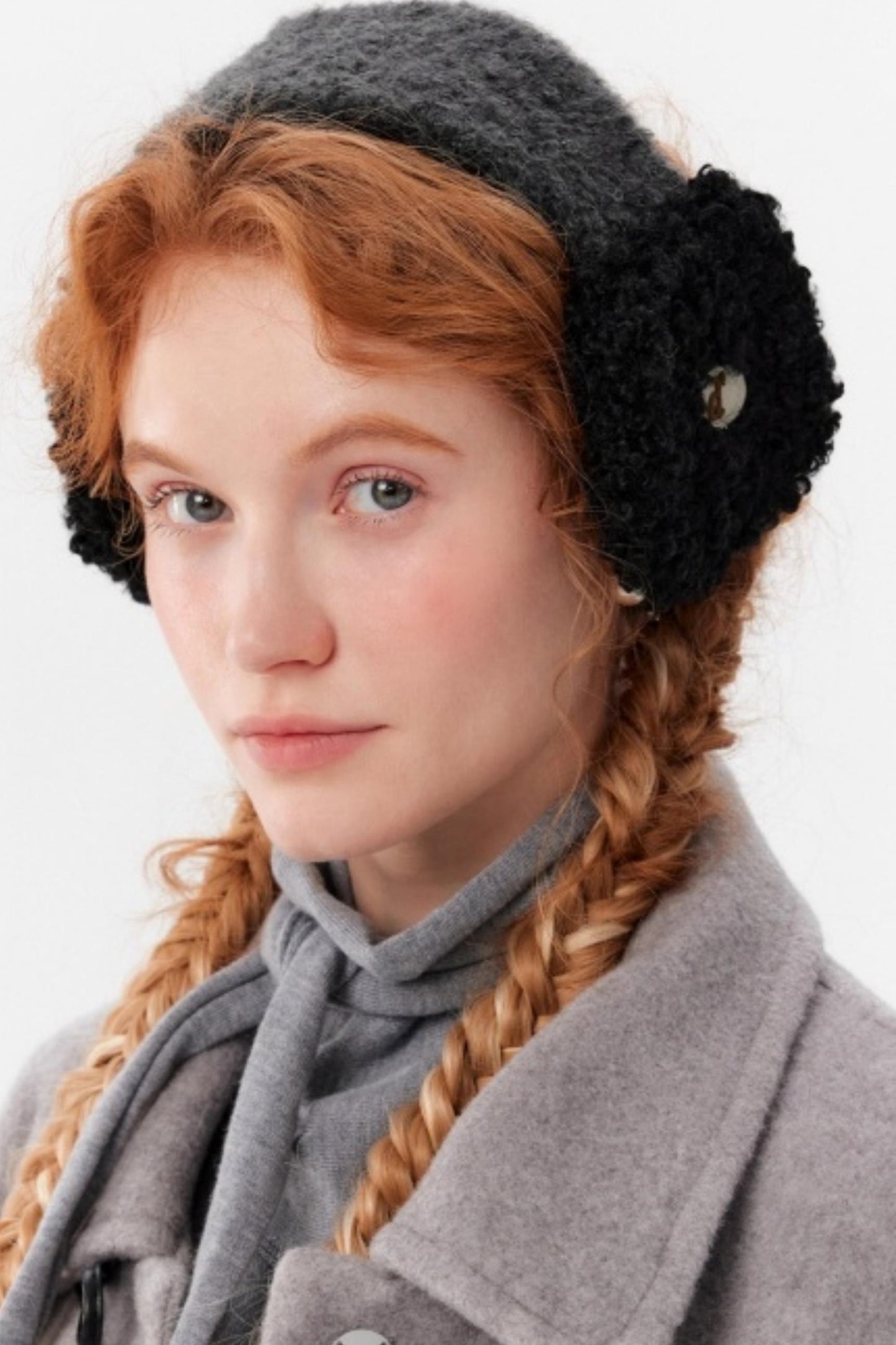 Winter Wool Lace-Up Earmuffs