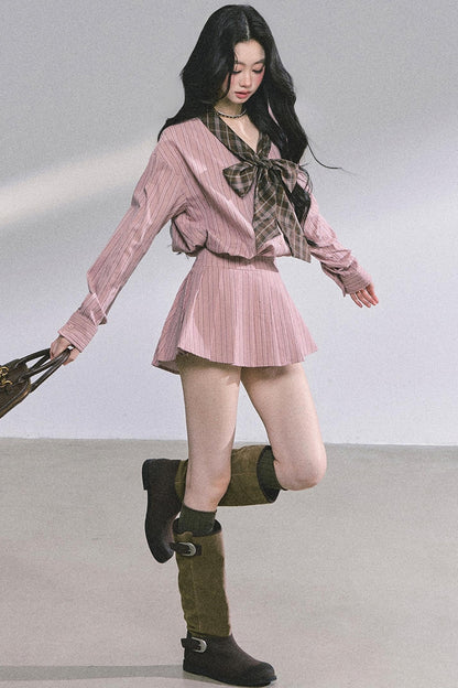 Hailey Miu Stripe Dress