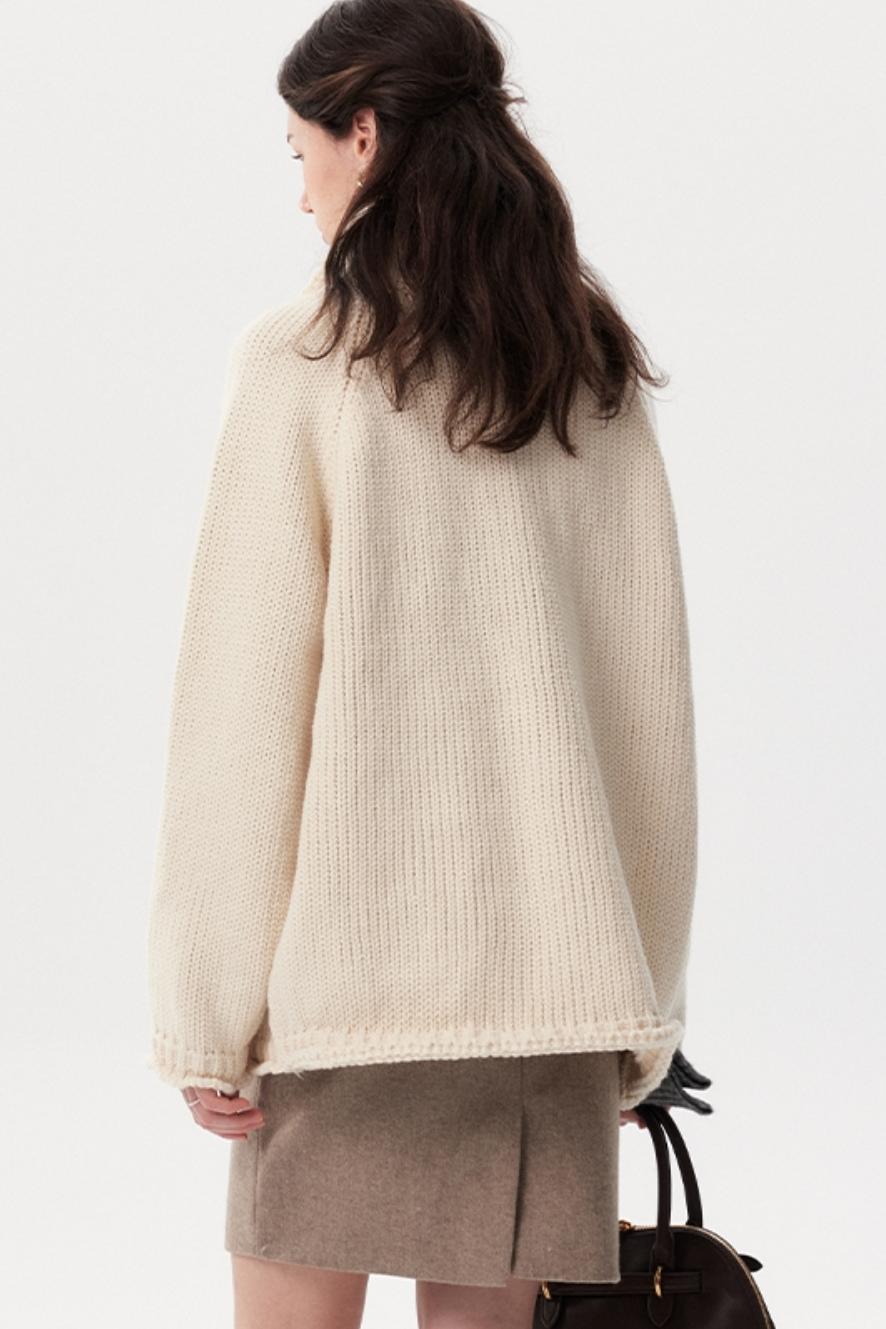 Scandinavian Retro Knit Jacket