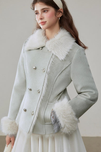 Loose Lapel Thickened Warm Jackets