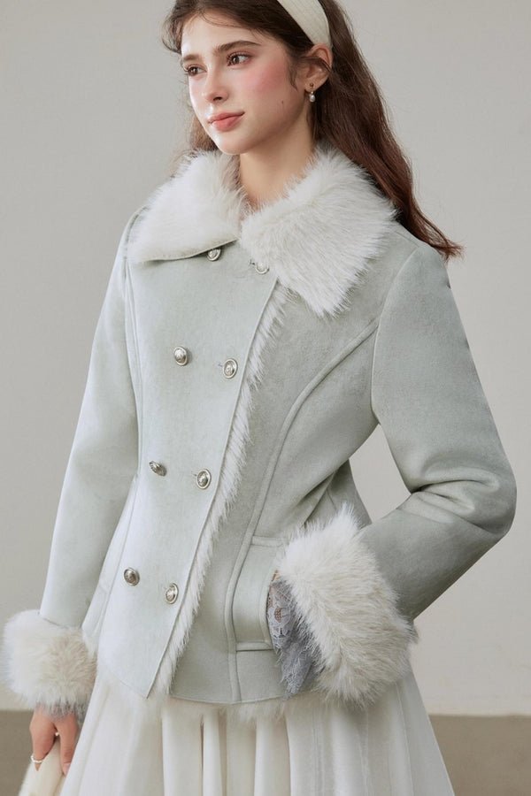 Loose Lapel Thickened Warm Jackets