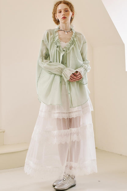 Butterfly V-Neck Summer Top