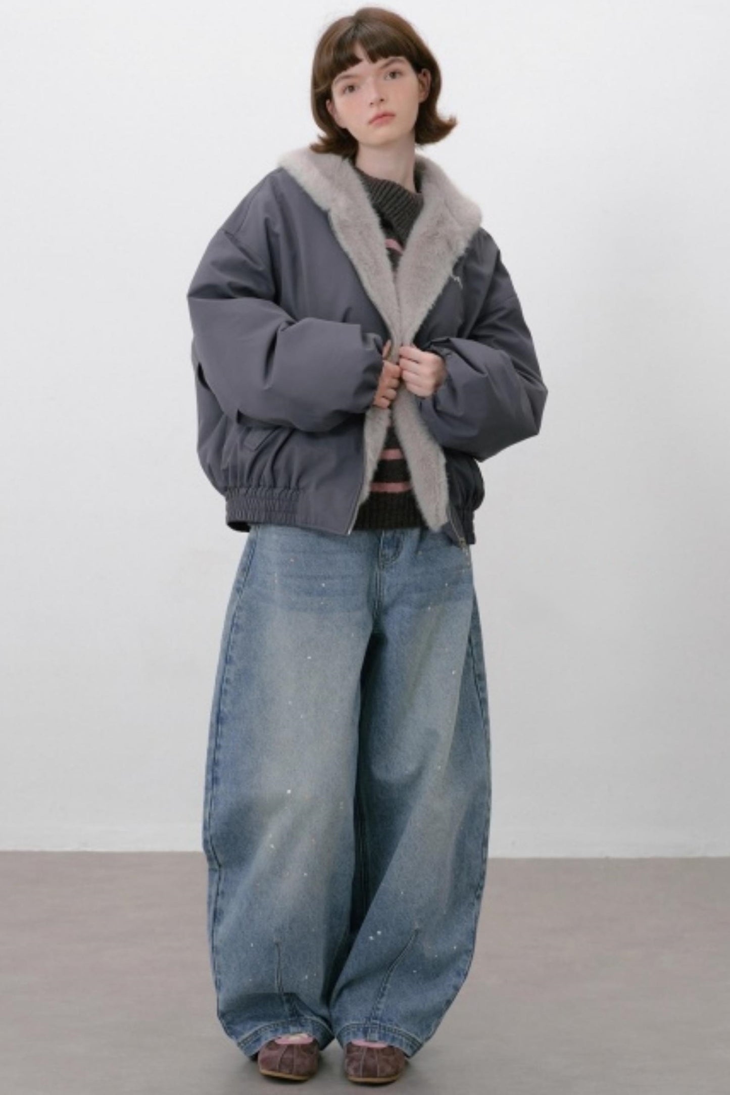 Fleece Padded Windproof Jacket