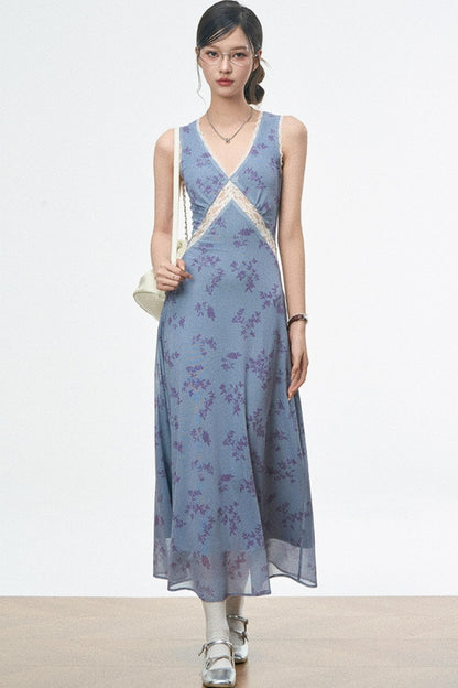 Elegant Floral Maxi Dress