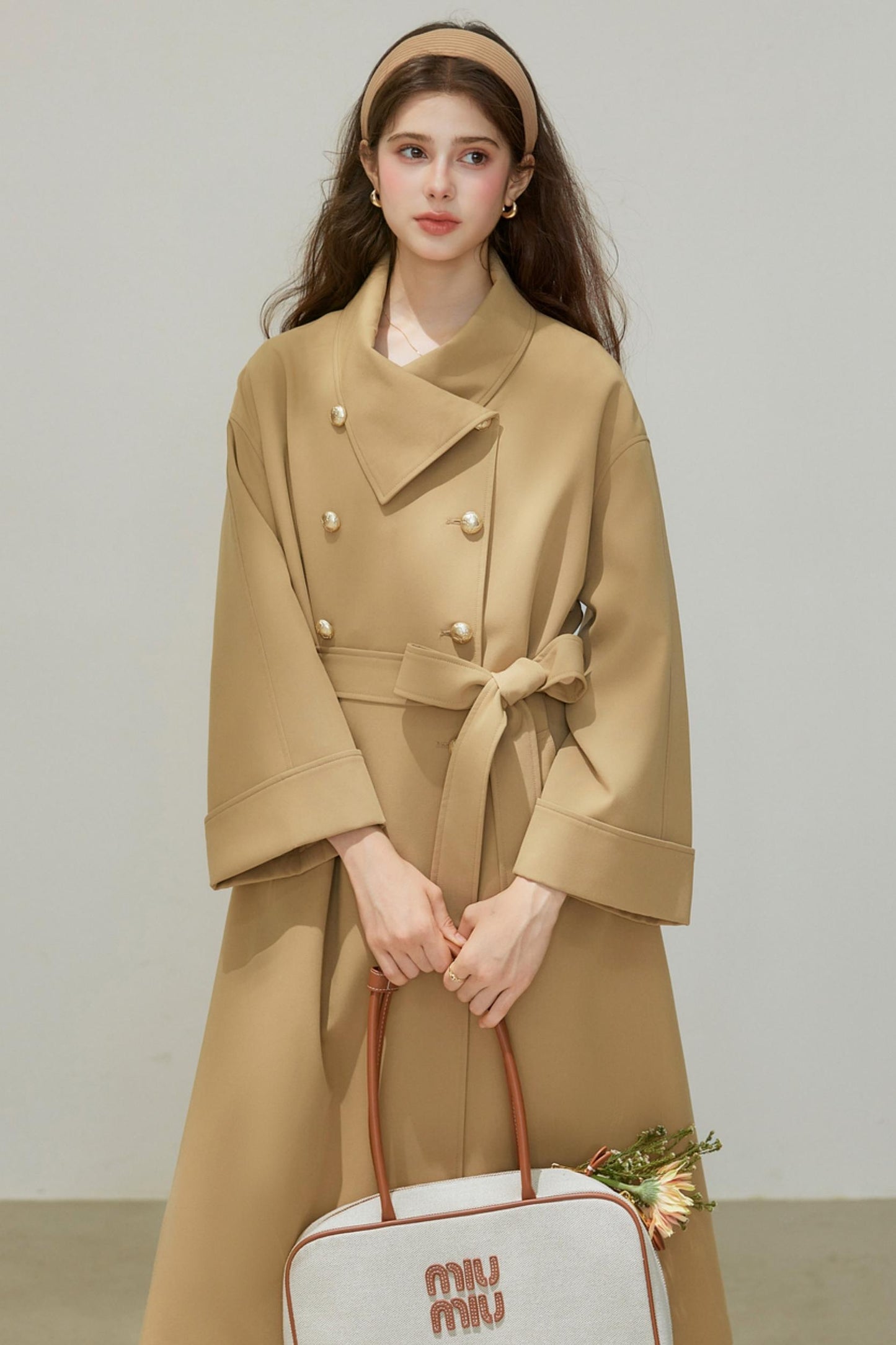 Autumn Double-Breasted Long Coat