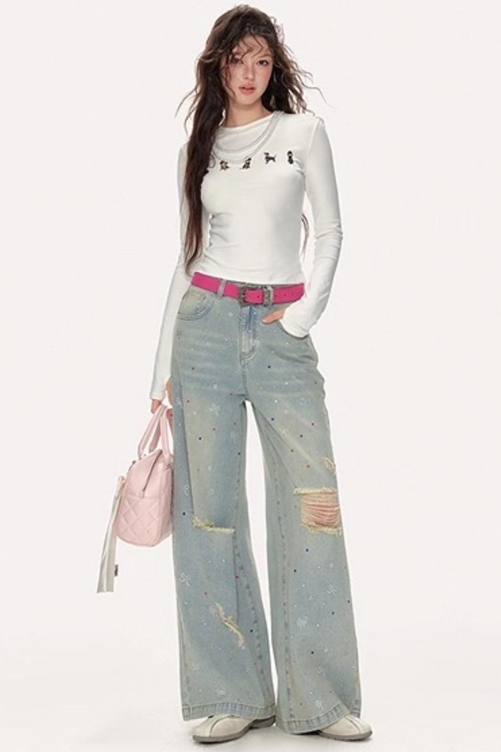 Vintage Diamond Jeans