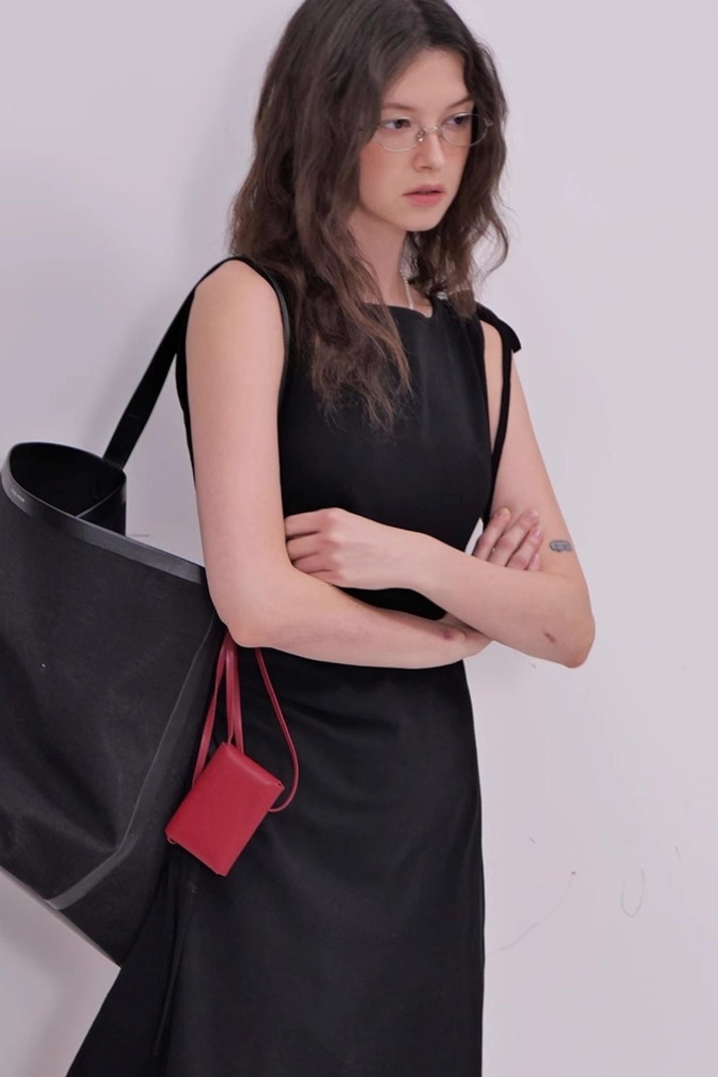 Asymmetric Knit Dress