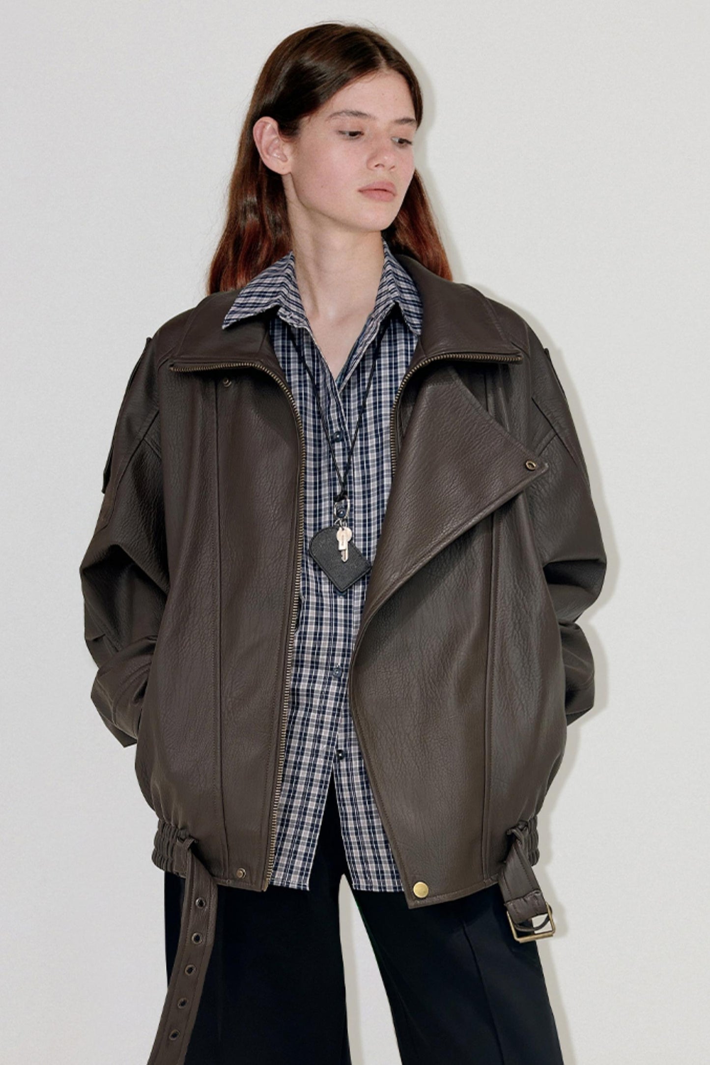 Lazy Leather Split Jacket