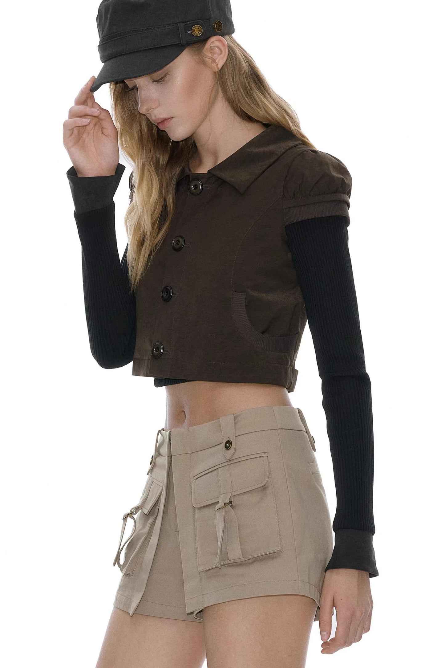 Vintage Retro Spring Workwear Top