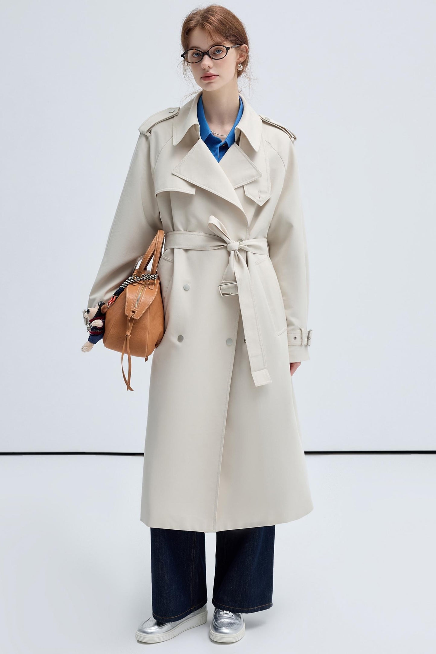 Women's Long Casual Trench Coat