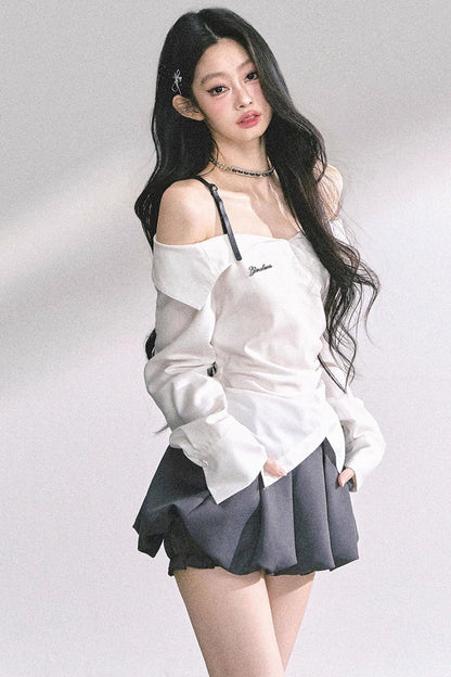 London One-Shoulder Shirt