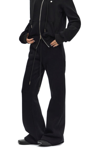 Retro Micro Flare Wide-Leg Sweatpants