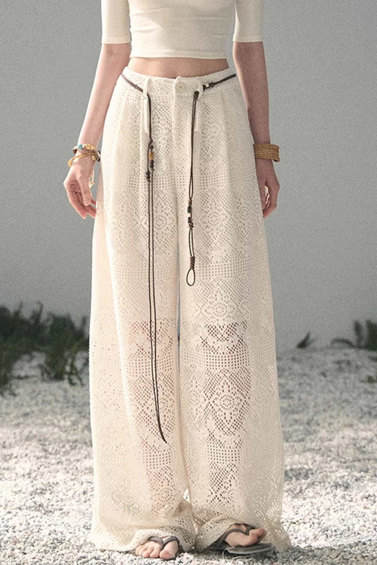 Wide-Leg Summer Pants